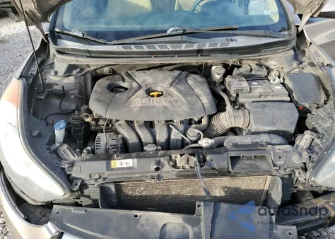 2013 Hyundai Elantra Gls from USA, damaged, VIN 5NPDH4AEXDH374958